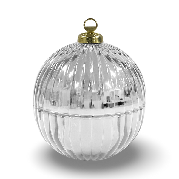 Silver Ornament Candle -Lavender Frost - 7 oz