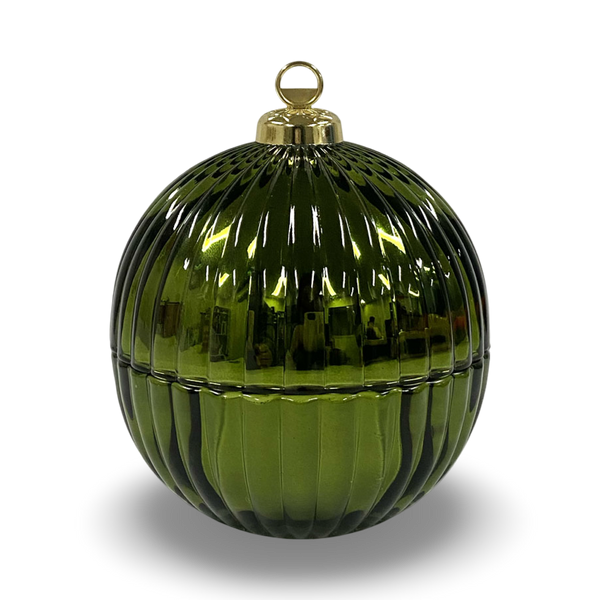 Green Ornament Candle - Christmas Thyme - 7 oz